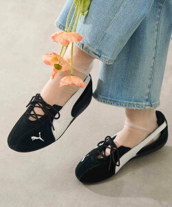 PUMA PUMA/Speedcat Ballet Nova Wns �v�[�} �X�s�[�h�L���b�g �X�j�[�J�[ �J�Z�b�g�`���[�g �V���[�Y�E�C �X�j�[�J�[ �u���E�� �u���b�N �s���N�y���������z