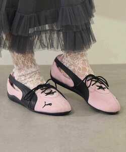 PUMA PUMA/Speedcat Ballet Nova Wns �v�[�} �X�s�[�h�L���b�g �X�j�[�J�[ �J�Z�b�g�`���[�g �V���[�Y�E�C �X�j�[�J�[ �u���E�� �u���b�N �s���N�y���������z