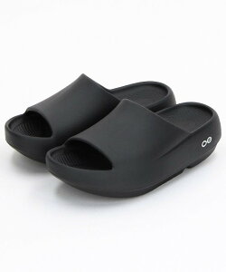 OOFOS OOahh PLUS Men's Slide [26~28cm] �t���[�N�X�X�g�A �V���[�Y�E�C �T���_�� �u���b�N�y���������z