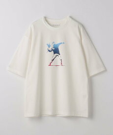 【SALE／30%OFF】a day in the life BRNDLSD プリント グラデーションTシャツ＜A DAY IN THE LIFE＞ ユナイテッドアローズ アウトレット トップス カットソー・Tシャツ ブラック ホワイト
