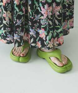 URBAN RESEARCH Paes NEW FLIPFLOP �A�[�o�����T�[�` �V���[�Y�E�C �T���_�� �O���[�� �u���b�N�y���������z