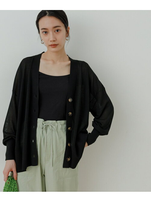 Adam Et Rope Web限定 シアーニットカーディガン Rakuten Fashion 楽天ファッション 旧楽天 ブランドアベニュー Cy0529