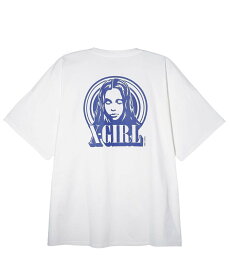 【SALE／30%OFF】X-girl CIRCLE BACKGROUND FACE LOGO S/S BIG TEE DRESS エックスガール ワンピース・ドレス その他のワンピース・ドレス ホワイト ブラック【送料無料】