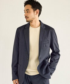 JUN STANDARD PICKS ブライト ダブルジャージージャケット/セットアップ対応 ジュン スタンダード ピックス ジャケット・アウター テーラードジャケット・ブレザー グレー ネイビー【送料無料】