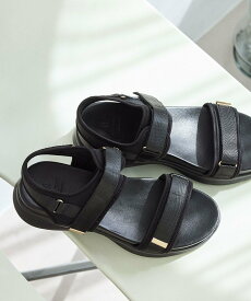 【SALE／30%OFF】ROPE' PICNIC PASSAGE ワニカンベルクロスニーカーサンダル/軽量 ロペピクニック シューズ・靴 サンダル ベージュ ブラック ブラウン