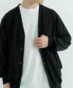 【SALE／60%OFF】URBAN RESEARCH ITEMS ハイゲージ天竺ニット カーディガン アーバンリサーチアイテムズ トップス カーディガン ブラック ホワイト