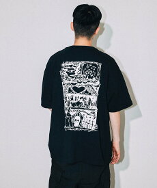 BEAMS T Gabe Van Giap * BEAMS T / T-Shirt Black ビームスT トップス カットソー・Tシャツ ブラック【送料無料】