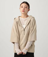 BAYFLOW ルーズハーフジップパーカー ベイフロー トップス スウェット・トレーナー グレー ブラウン【送…