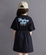 【SALE／5%OFF】branshes 【WEB限定/DRC】BACKロゴ切替半袖ワンピース ブランシェス ワンピース・ドレス …
