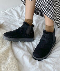 【SALE／47%OFF】miniministore ムートンブーツ ブーツ モカシン 冬靴 ミニミニストア シューズ・靴 ブーツ ブラウン ブラック ホワイト