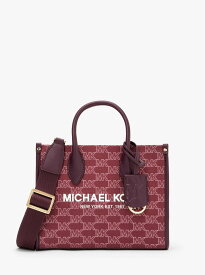 【SALE／80%OFF】MICHAEL KORS MIRELLA トップジップ ショッパー クロスボディ スモール マイケル・コース バッグ ショルダーバッグ レッド【送料無料】