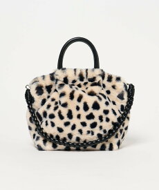 UNITED ARROWS green label relaxing フェイクファー2WAY トートバッグ / ショルダーバッグ ユナイテッドアローズ グリーンレーベルリラクシング バッグ ショルダーバッグ グリーン グレー ブラウン【送料無料】