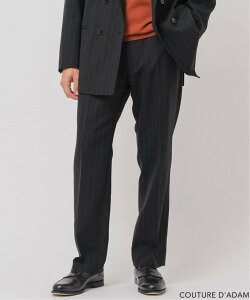 EDIFICE COUTURE D'ADAM (�N�`���[�� �h �A�_��) �ʒ�Officer's Trousers Stripe �G�f�B�t�B�X �p���c �X���b�N�X�E�h���X�p���c �u���b�N�y���������z