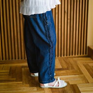branshes 【接触冷感】ライトデニムパンツ ブランシェス パンツ ジーンズ・デニムパンツ ブルー