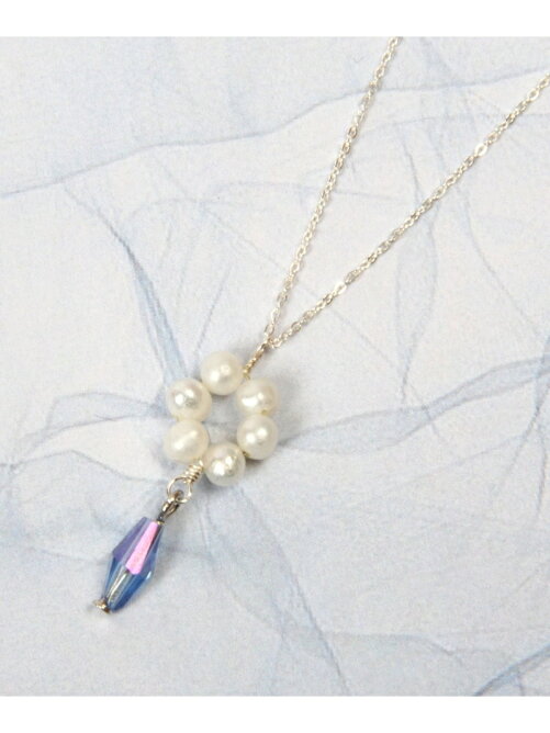 Wythe Charm 大人可愛いガラスアクセサリー シルバー925 淡水パールネックレス Rakuten Fashion 楽天ファッション 旧楽天ブランドアベニュー Cd0532