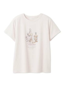 SNIDEL HOME パフュームシリーズロゴTシャツ スナイデルホーム トップス カットソー・Tシャツ ホワイト ベージュ【送料無料】