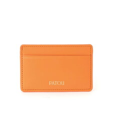 Patou JP CARD HOLDER パトゥ 財布・ポーチ・ケース 名刺入れ・カードケース オレンジ【送料無料】