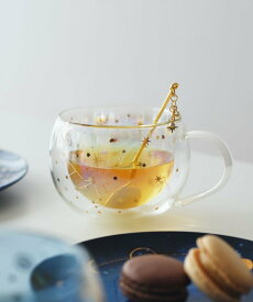 Afternoon Tea LIVING 耐熱ダブルウォールマグカップ/星空 アフタヌーンティー・リビング 食器・調理器具・キッチン用品 グラス・マグカップ・タンブラー