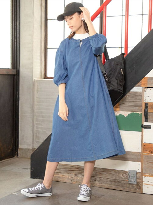 Petit Honfleur ボリュームスリーブデニムワンピース Rakuten Fashion 楽天ファッション 旧楽天 ブランドアベニュー Cx7533
