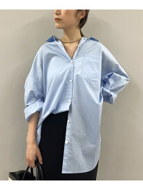 【SALE／60%OFF】PAL GROUP OUTLET 【Loungedress】チュニックシャツ パル グループ アウトレット トップス シャツ・ブラウス ブルー ホワイト【送料無料】