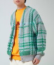 【実績品番/UNISEX】【BHPC】モヘヤタッチニットカーディガン
