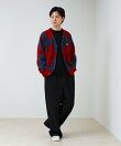 【実績品番/UNISEX】【BHPC】モヘヤタッチニットカーディガン