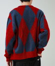 【実績品番/UNISEX】【BHPC】モヘヤタッチニットカーディガン
