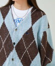 【実績品番/UNISEX】【BHPC】モヘヤタッチニットカーディガン