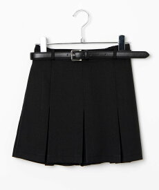 【SALE／33%OFF】WEGO LADY'S ベルト付ボックスプリーツスカパン ウィゴー スカート ミニスカート グレー ブラック