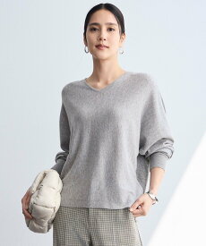 自由区 【カタログ掲載】ファインウールカシミヤドルマンシルエット ニット ジユウク トップス ニット グレー イエロー ワインレッド ブラウン【送料無料】