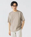 【SALE／50%OFF】BEAMS HEART MEN 【速乾】ドレスポンチ クルーネック Tシャツ 25SS(S~XL) ビームス アウトレット トップス カットソー・Tシャツ ベージュ ブラック ネイビー ホワイト
