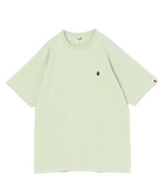 A BATHING APE APE HEAD ONE POINT TEE ア ベイシング エイプ トップス カットソー・Tシャツ ブラック グリーン パープル ブルー ホワイト【送料無料】