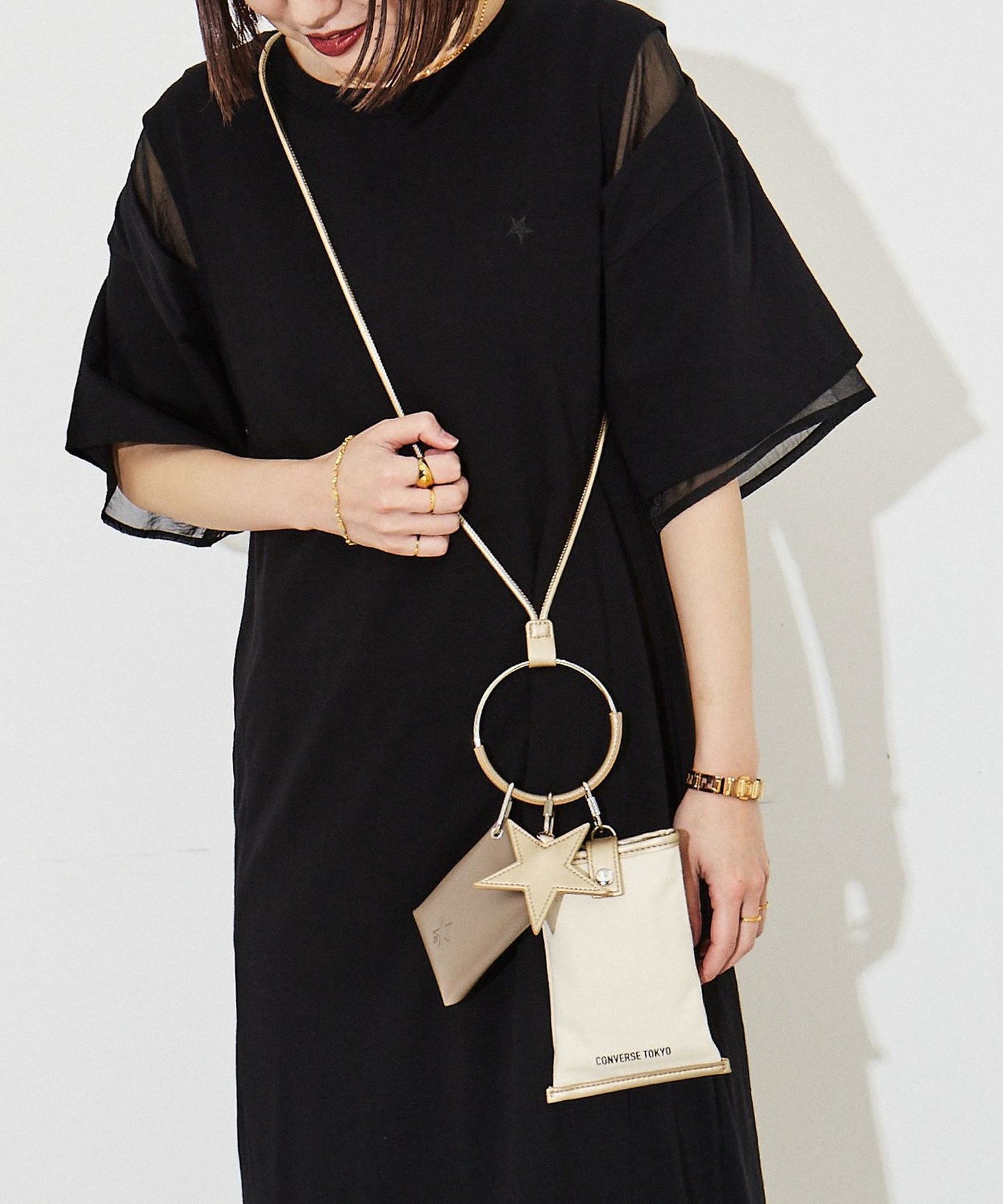 CONVERSE TOKYO｜CANVAS MULTI RING BAG | Rakuten Fashion(楽天 