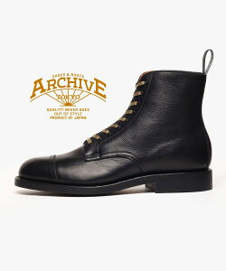MR.OLIVE �yARCHIVETOKYO�z NELSON  9hole Laceup Service shoes �~�X�^�[�I���[�u �V���[�Y�E�C �u�[�c �u���b�N�y���������z