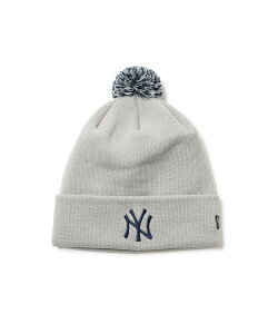 NEW ERA NEW ERA POM PON KNIT / �j���[�G�� �I�[�o�[���C�h �X�q �j�b�g�X�E�r�[�j�[ �O���[�y���������z