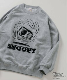 JOURNAL STANDARD relume PEANUTS / ピーナッツ 別注 FANTASY A&G INC プリント スウェット ジャーナル スタンダード レリューム トップス スウェット・トレーナー ネイビー イエロー ブラック グレー ベージュ【送料無料】