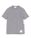 LONG SLEEVE TEE IN WOOL JERSEY W/ 4 BAR