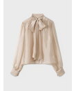 E.M TUCK AIRY TIE SHIRT