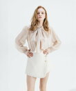 E.M TUCK AIRY TIE SHIRT