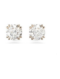 SWAROVSKI 【公式】【スワロフスキー】Constella スタッドピアス, ラウンドカット, ホワイト, ローズゴールドトーン・プレーティング スワロフスキー アクセサリー・腕時計 ピアス ホワイト【送料無料】