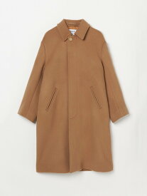 【SALE／50%OFF】three dots Wool beaver soutien coat スリードッツ ジャケット・アウター その他のジャケット・アウター ブラック ブラウン【送料無料】