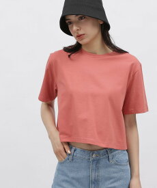 【SALE／40%OFF】LAKOLE (W)D/クロップドTEE ラコレ トップス カットソー・Tシャツ ブラック ピンク ホワイト グレー