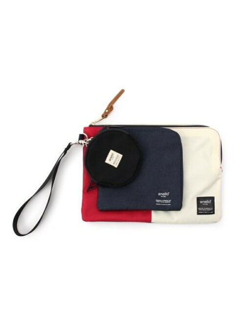 Base Station Web限定 Anello アネロ3連ポーチ クラッチバッグ