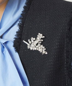 【SALE／20%OFF】UNITED ARROWS green label relaxing リーフ&フェイクパール ブローチ ユナイテッドアローズ グリーンレーベルリラクシング アクセサリー・腕時計 ブローチ・コサージュ・バッジ シルバー ゴールド