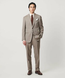 UNITED ARROWS Vitale Barberis Canonico �w�����{�[�� �V���O�� 3�{�^�� �X�[�c MC-MODEL ���� ���i�C�e�b�h�A���[�Y �X�[�c�E�t�H�[�}�� �Z�b�g�A�b�v�X�[�c �u���E���y���������z