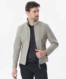 EPOCA UOMO 【WEB&一部店舗限定】クールドッツスタンドブルゾン エポカ ジャケット・アウター ブルゾン・ジャンパー グレー【送料無料】