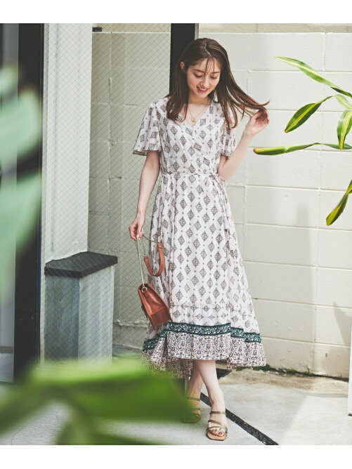 31 Sons De Mode インドプリントカシュクールワンピース Rakuten Fashion 楽天ファッション 旧楽天ブランドアベニュー Cu1537