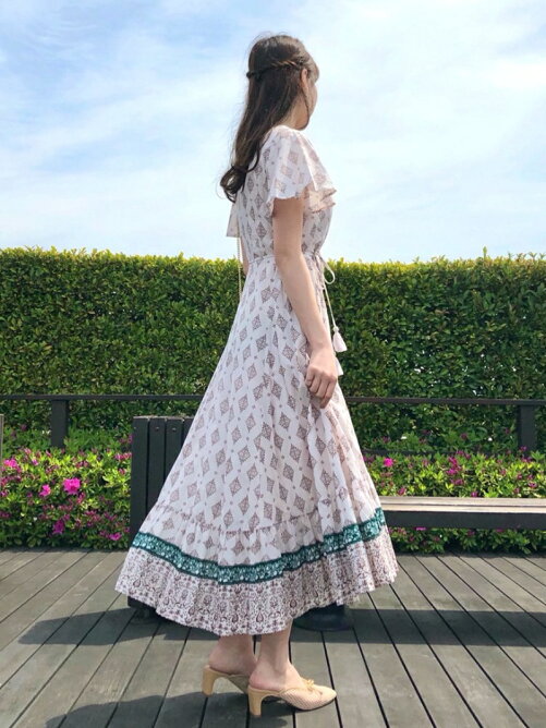 31 Sons De Mode インドプリントカシュクールワンピース Rakuten Fashion 楽天ファッション 旧楽天ブランドアベニュー Cu1537
