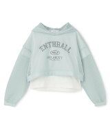 PINK-latte 【別注】メッシュパーカー+プリント半袖Tシャツ ナルミヤオンライン トップス パーカー・フー…