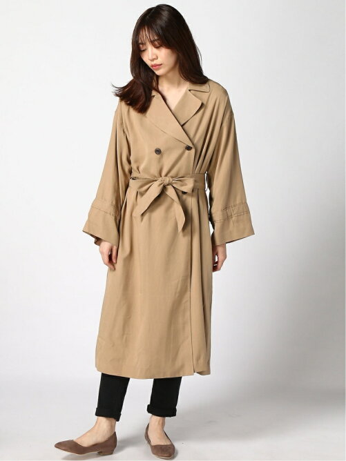 Bayflow W 2wayライトトレンチコート Rakuten Fashion 楽天ファッション 旧楽天ブランドアベニュー Ah3538